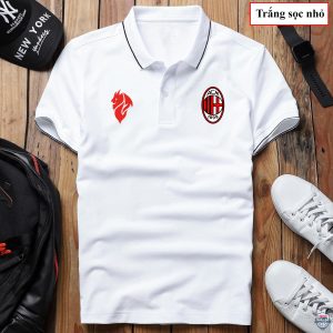 Ac Milan Football Club White Polo Shirt Ac Milan Polo Shirts