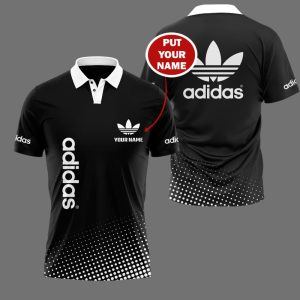 Adidas Custom Name 3D Polo Shirt Adidas Polo Shirts