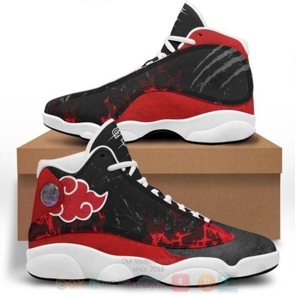 Akatsuki Cloud Naruto Air Jordan 13 Shoes Naruto Shippuden Air Jordan 13 Shoes