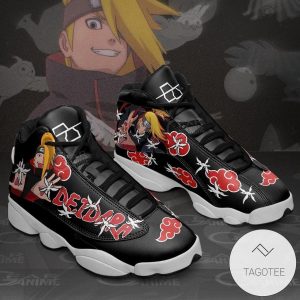 Akt Deidara Sneakers Custom Anime Air Jordan 13 Shoes Naruto Shippuden Air Jordan 13 Shoes