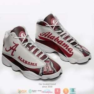 Alabama Crimson Tide Ncaa Football Teams Big Logo Air Jordan 13 Sneaker Shoes Alabama Crimson Tide Air Jordan 13 Shoes