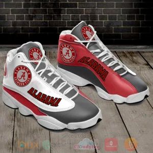Alabama Crimson Tide Ncaa Grey Red Air Jordan 13 Shoes Alabama Crimson Tide Air Jordan 13 Shoes