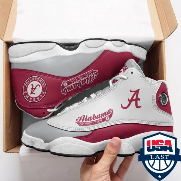 Alabama Crimson Tide Ncaa Ver 4 Air Jordan 13 Sneaker Alabama Crimson Tide Air Jordan 13 Shoes