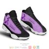 Alzheimers Awareness Air Jordan 13 Sneaker Shoes