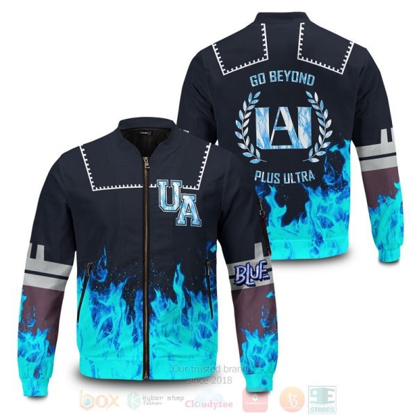 Anime Dabi Cremation Bomber Jacket My Hero Academia Bomber Jacket