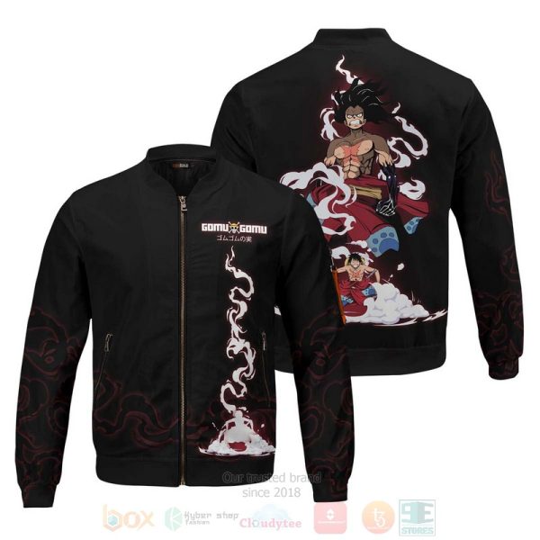 Anime Luffy Spirit Bomber Jacket One Piece Monkey D Luffy Bomber Jacket