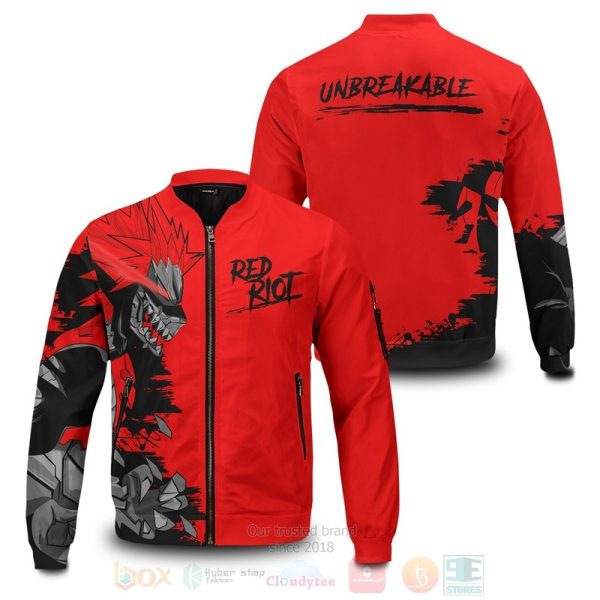 Anime My Hero Academia Hero Kirishima Bomber Jacket My Hero Academia Bomber Jacket