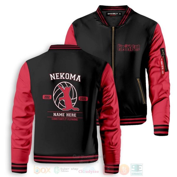 Anime Nekoma Constantly Flowing Personalized Bomber Jacket Haikyuu Bomber Jacket