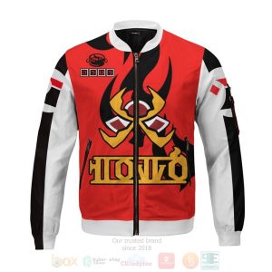 Anime Poke Fire Uniform Personalized Bomber Jacket Poke League Uniform Bomber Jacket