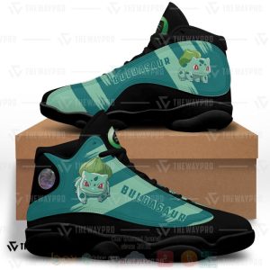 Anime Pokemon Bulbasaur Custom Air Jordan 13 Shoes Pokemon Bulbasaur Air Jordan 13 Shoes