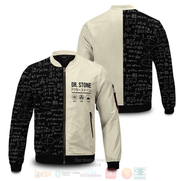 Anime Senku Science Bomber Jacket Anime Bomber Jacket