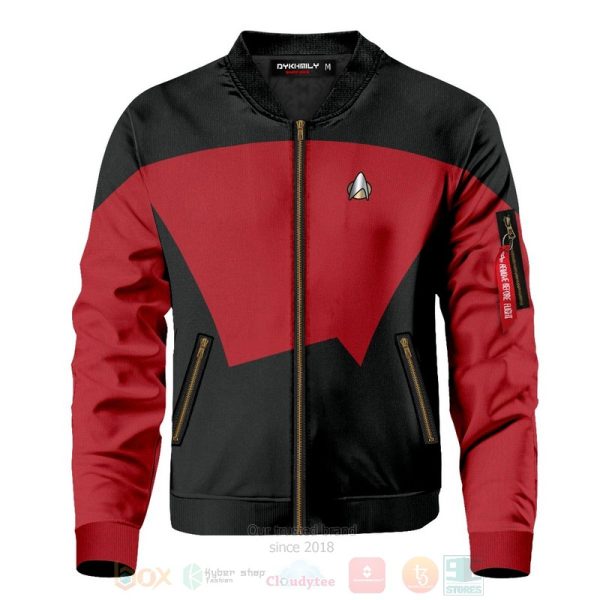 Anime Starfleet Command Division Bomber Jacket Starfleet Command Division Bomber Jacket