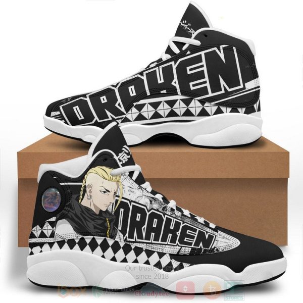 Anime Tokyo Gang Draken Tokyo Revengers Air Jordan 13 Shoes Tokyo Revengers Air Jordan 13 Shoes