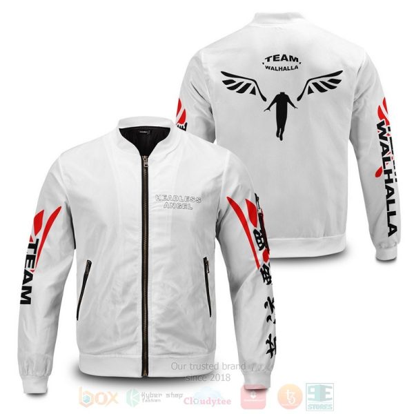 Anime Valhalla Bomber Jacket Viking Bomber Jacket