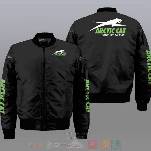 Arctic Cat Share Our Passion Car Bomber Jacket Cat Lover Bomber Jacket