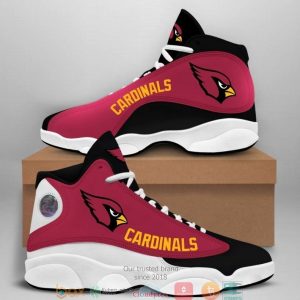 Arizona Cardinals Nfl Big Logo Football Team 4 Air Jordan 13 Sneaker Shoes Arizona Cardinals Air Jordan 13 Shoes