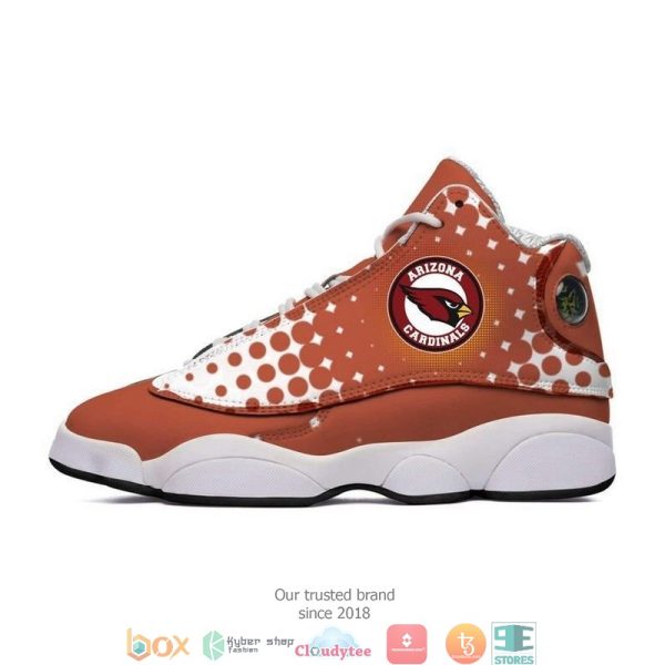 Arizona Cardinals Orange Fashion Nfl Colorful Air Jordan 13 Sneaker Shoes Arizona Cardinals Air Jordan 13 Shoes