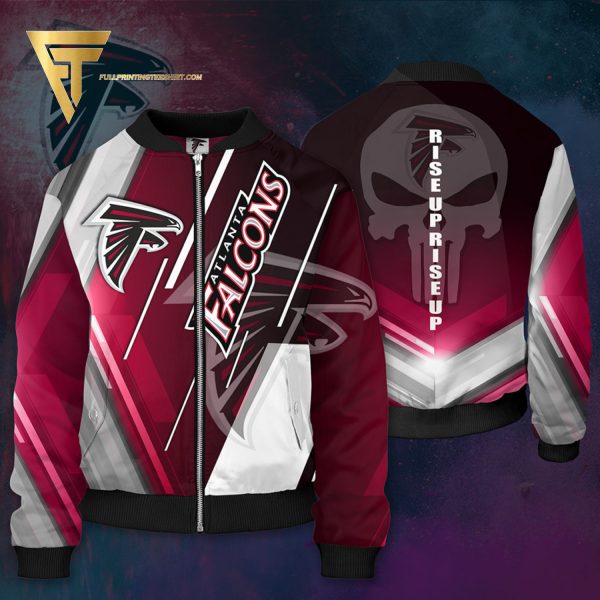 Arizona Cardinals Rise Up Red Sea Full Printing Bomber Jacket Arizona Cardinals Bomber Jacket