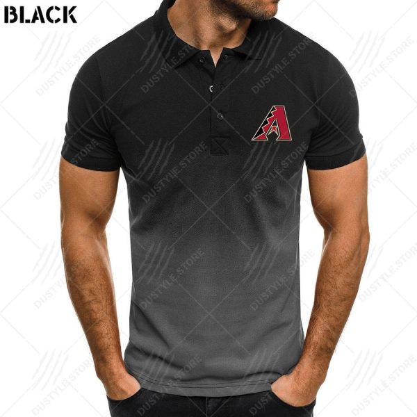 Arizona Diamondbacks Men Gradient Polo Shirt