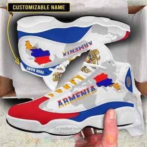 Armenia Personalized White Air Jordan 13 Shoes Personalized Air Jordan 13 Shoes