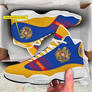Armenia Personalized Yellow Air Jordan 13 Shoes Personalized Air Jordan 13 Shoes