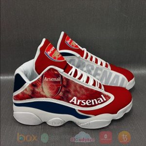 Arsenal Red Air Jordan 13 Shoes Arsenal FC Air Jordan 13 Shoes