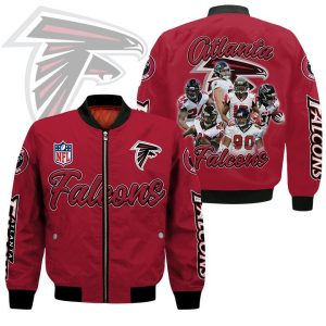 Atlanta Falcons Players Nfl Bomber Jacket Atlanta Falcons Bomber Jacket