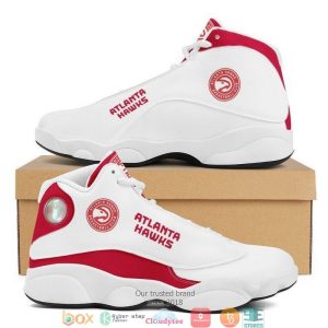 Atlanta Hawks Nba Football Team Air Jordan 13 Sneaker Shoes Atlanta Hawks Air Jordan 13 Shoes