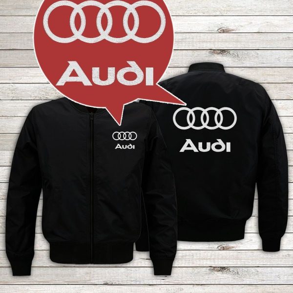 Audi Logo 3D Bomber Jacket Audi Bomber Jacket