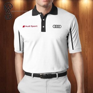 Audi Sport All Over Print Premium Polo Shirt Audi Polo Shirts