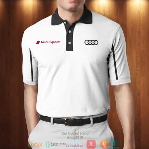 Audi Sport White Polo Shirt Audi Polo Shirts