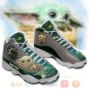 Baby Yoda Star Wars Green Air Jordan 13 Shoes Baby Yoda Air Jordan 13 Shoes