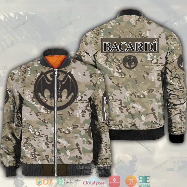 Bacardi Camouflage Bomber Jacket