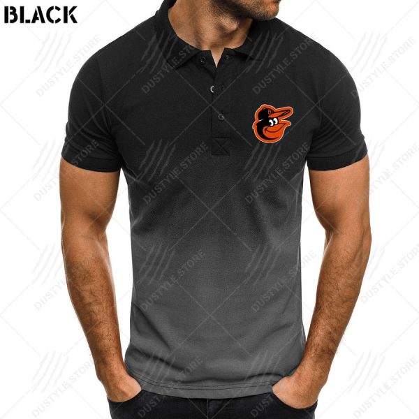 Baltimore Orioles Men Gradient Polo Shirt