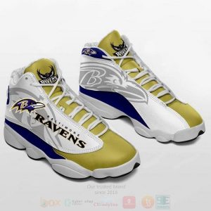 Baltimore Ravens Nfl Football Team Air Jordan 13 Shoes 2 Baltimore Ravens Air Jordan 13 Shoes