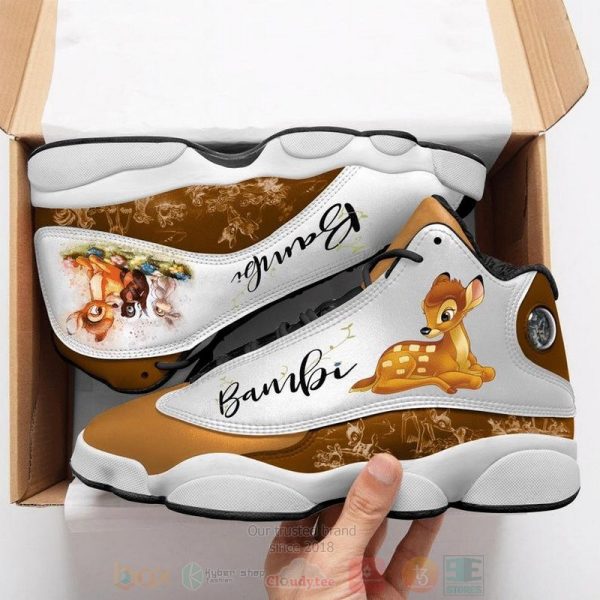 Bambi Disney Cartoon Air Jordan 13 Shoes Disney Characters Air Jordan 13 Shoes