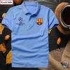 Barcelona Football Club Blue Polo Shirt Barcelona Polo Shirts