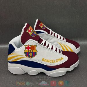 Barcelona Team Football Fcb Team Logo Air Jordan 13 Shoes Barcelona FC Air Jordan 13 Shoes