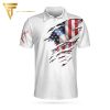 Baseball American Flag Full Printing Polo Shirt Baseball Polo Shirts