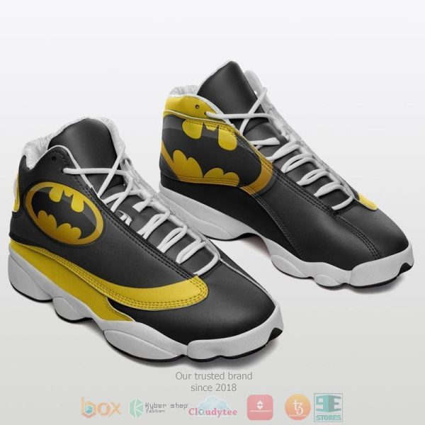 Batman Sign Black Yellow Air Jordan 13 Shoes Batman Air Jordan 13 Shoes