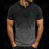 Baylor Bears Football Men Gradient Polo Shirt Football Team Polo Shirts