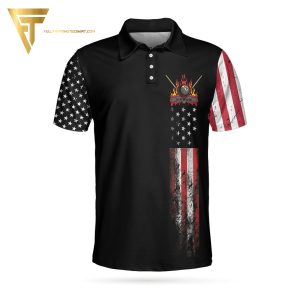 Billiards Eagle American Flag Full Printing Polo Shirt Billiards Polo Shirts