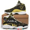 Black Clover Bulls Air Jordan 13 Sneaker Black Clover Air Jordan 13 Shoes