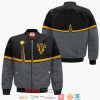 Black Clover Gordon Agrippa Anime 3D Bomber Jacket Black Clover Bomber Jacket