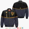 Black Clover Secre Swallowtail Anime 3D Bomber Jacket Black Clover Bomber Jacket