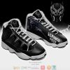 Black Panther Wakanda Marvel Movies Air Jordan 13 Sneaker Shoes Black Panther Air Jordan 13 Shoes