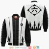 Bleach Byakuya Kuchiki Sixth Division Anime 3D Bomber Jacket Bleach Bomber Jacket