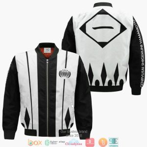 Bleach Genryusai Shigekuni Yamamoto 1St Division Anime 3D Bomber Jacket Bleach Bomber Jacket