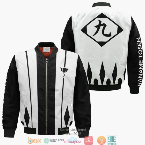 Bleach Kaname Tosen Ninth Division Anime 3D Bomber Jacket Bleach Bomber Jacket