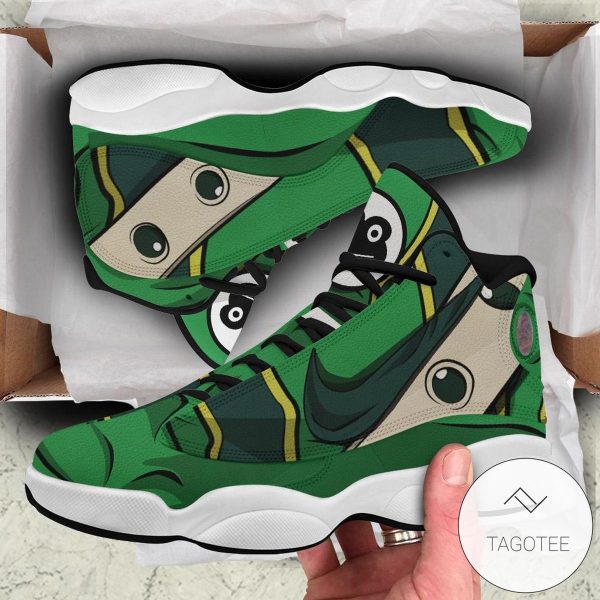 Bnha Froppy Sneakers Custom Anime My Hero Academia Air Jordan 13 Shoes My Hero Academia Air Jordan 13 Shoes